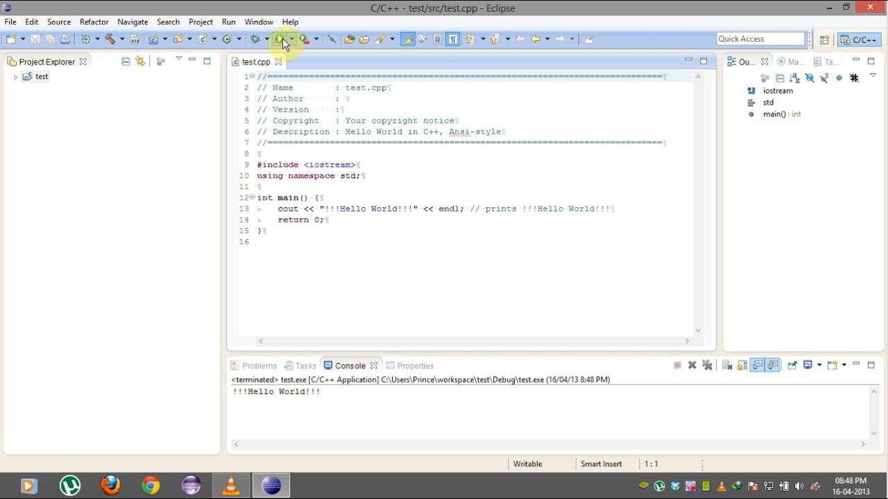 How to install and run Eclipse IDE for C/C++ Developers on windows [HD