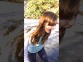 Nora falls into pond