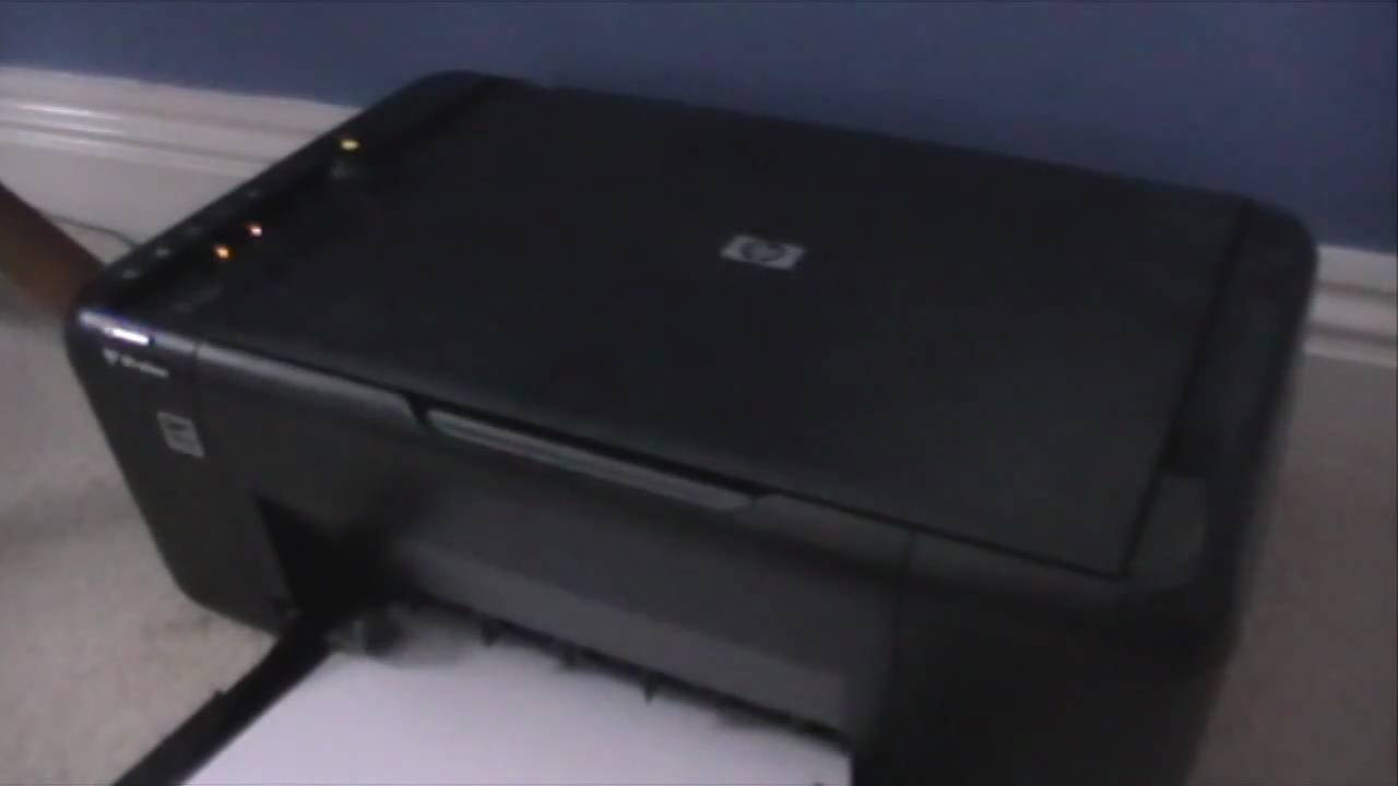 HP Deskjet F4580, Scanning - YouTube