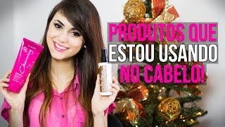 Produtos que estou usando no cabelo!