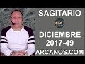 Video Horscopo Semanal SAGITARIO  del 3 al 9 Diciembre 2017 (Semana 2017-49) (Lectura del Tarot)