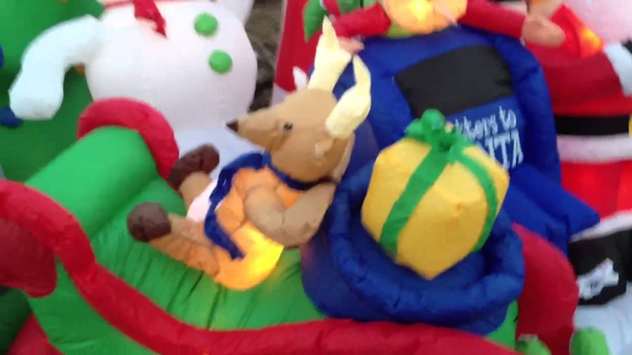 christmas blow up decorations youtube christmas blow up decorations youtube