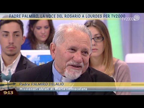 Padre Palmiro, la voce del Rosario a Lourdes per TV2000