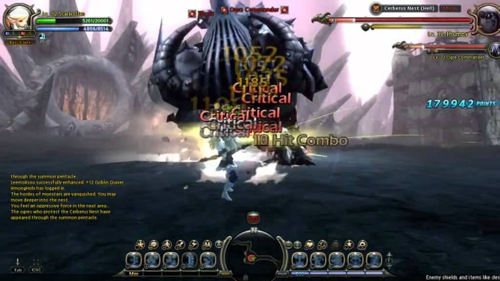 Dragon Nest NA - Cerberus (Hell) Solo - Lv 32 Acrobat - YouTube