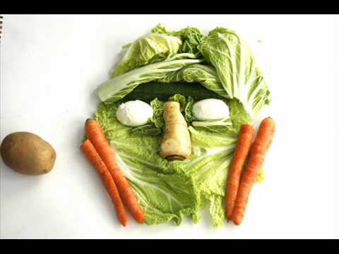 Healthy food-stop motion animation - YouTube