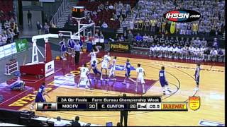 Amazing shot in Iowa State Boys Basketball Tournament - 3/11/14