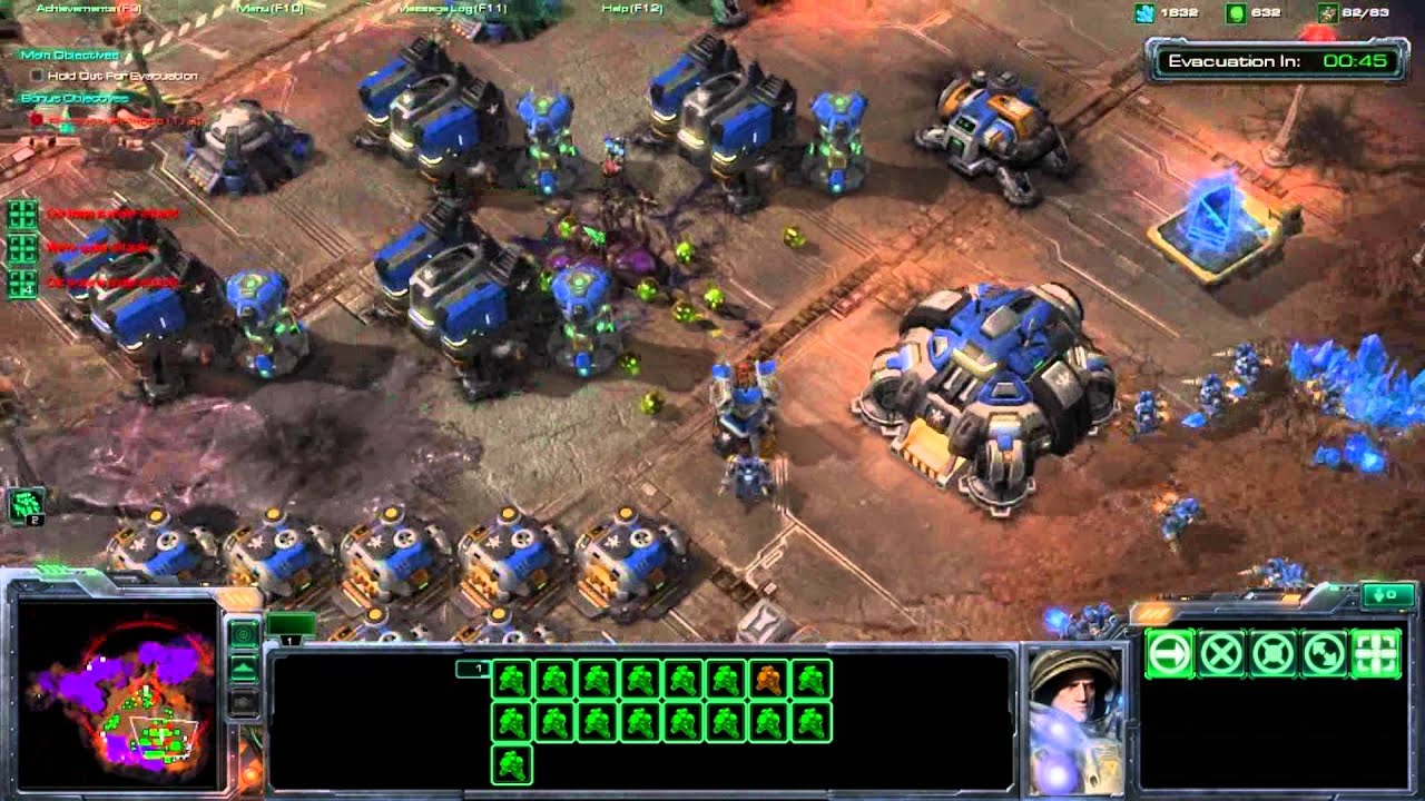 StarCraft II - Starter Edition - Campaign Gameplay Footage & Cinematic ...