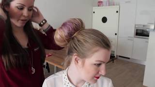 Kerst haar tutorial: Beyoncé knot