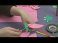 Foam Flower Crafts For Kids : Adding Petals To Flower Kids' Craft 