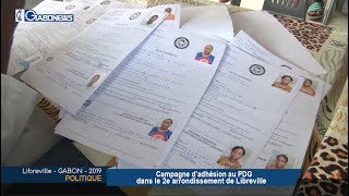GABON / POLITIQUE : Campagne d’adhésion au PDG dans le 2e arr. de libreville