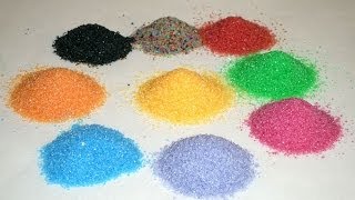 Zuckerstreusel/Glimmerzucker/Glitzerzucker selber machen (How to make Sprinkles)