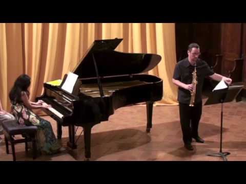 Khatchaturian K. - Christian Wirth, sax & Fumie Ito, piano - 1mvt sonate pour violon