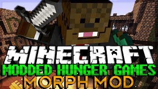 Minecraft MODDED Hunger Games MORPH ANIMALS MOD