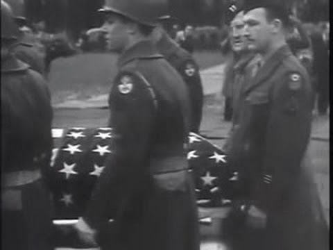 General George Patton Funeral Procession Clip W Musical