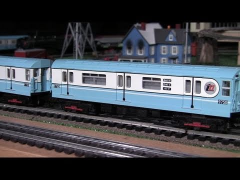 MTH RailKing IRT R36 "World's Fair" O-Gauge Subway Set in True HD 