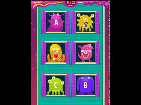 learn alphabet with funny monsters