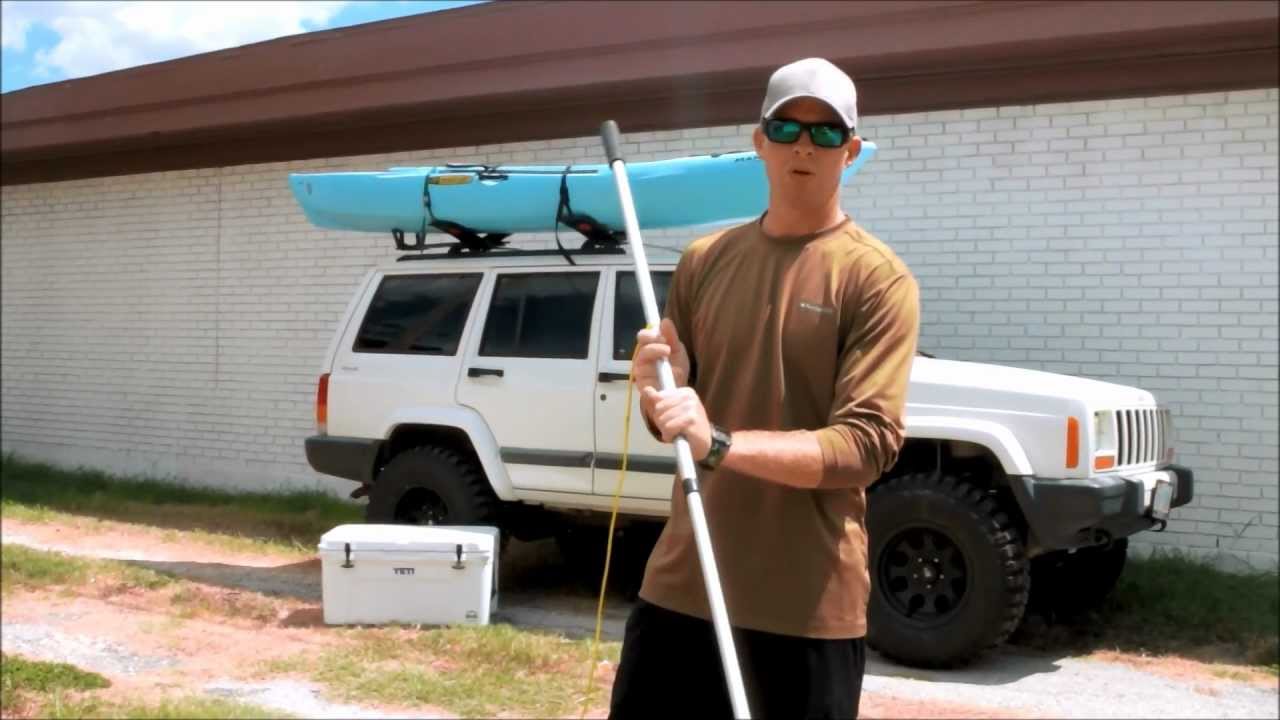Kayak Stake Out Pole - Shallow Water Anchor Pole - DIY Easy Cheap 