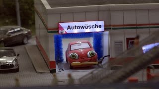 Die Wasserleiche im Miniatur Wunderland im Abschnitt Mitteldeutschland und Harz