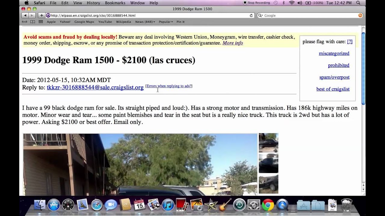 Craigslist El Paso Texas - Used Cars and Ford and Dodge ...