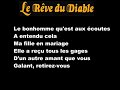 LE RÊVE DU DIABLE - J'AI FAITE UNE MAÎTRESSE
