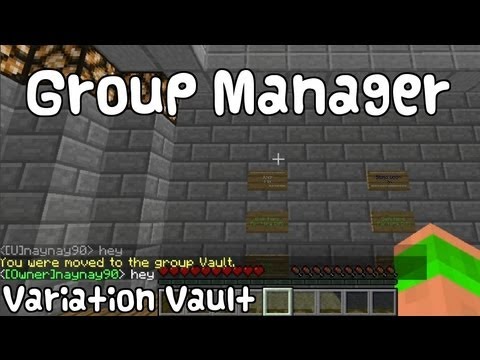 Minecraft Bukkit Plugin -Group Manager - Set ranks / permissions ...