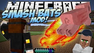 Minecraft | SMASH BATS MOD! (Play Baseball with Magic!) | Mod Showcase