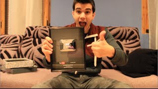 BOTÓN PLATEADO DE YOUTUBE - REGALO - UNBOXING