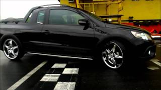 Saveiro Cross com trio elétrico