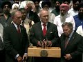 Mayor Bloomberg Visits Sikh Cultural Society with Police Commissioner Kelly