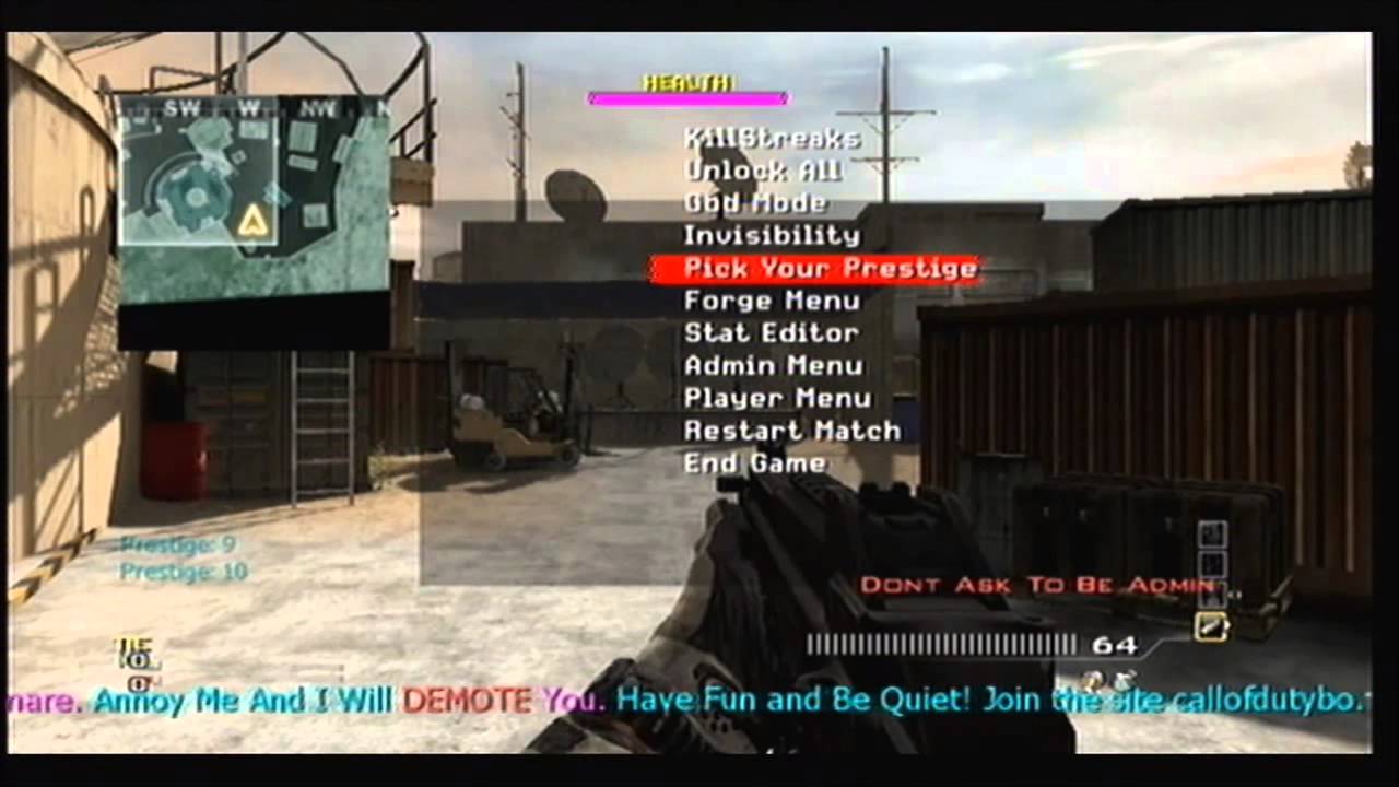 MW3 Mod Menu - Unlock All - 20th - Infections - PS3- XBOX 360 ...