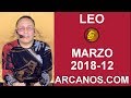 Video Horscopo Semanal LEO  del 18 al 24 Marzo 2018 (Semana 2018-12) (Lectura del Tarot)