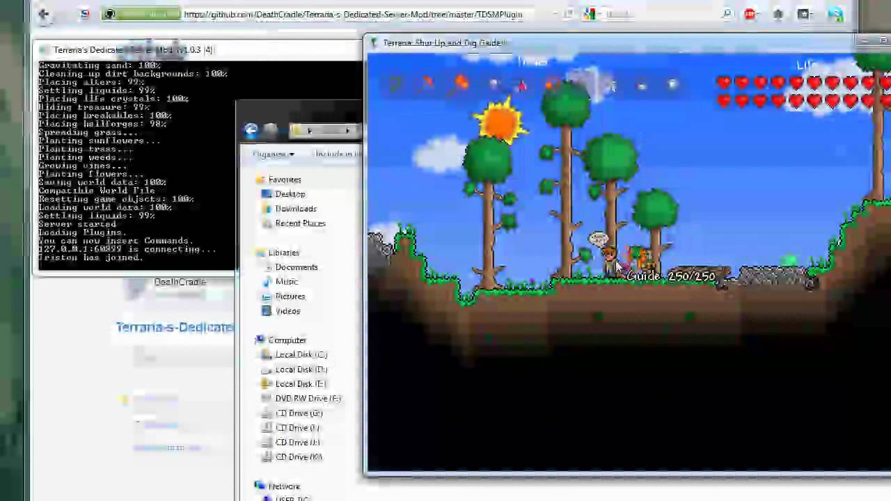 Terraria - TDSM, Terraria Dedicated Server Mod - YouTube