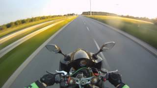 NINJA ZX6R 2005 Wheelie 2nd up to 6th Gear