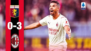 Messias at the double helps us return to victory | Genoa 0-3 AC Milan | Serie A Highlights