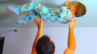 STICK THE BABY TO THE CEILING!