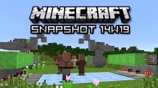 Minecraft: VILLAGER PING PONG AND MORE! (Snapshot 14w19a)