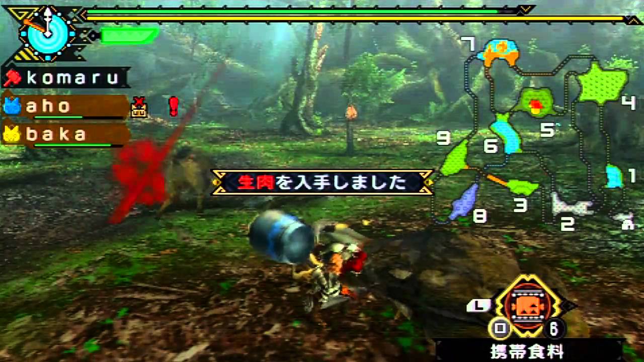 PSP】 MHP3 - Hot Spring Quest #1: 湯けむりと ...