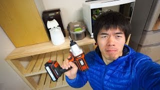 収納バツグン！男が作るDIYキッチン家具シリーズ