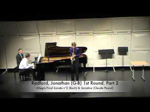 Radford, Jonathan (G-B) 1st Round. Part 2