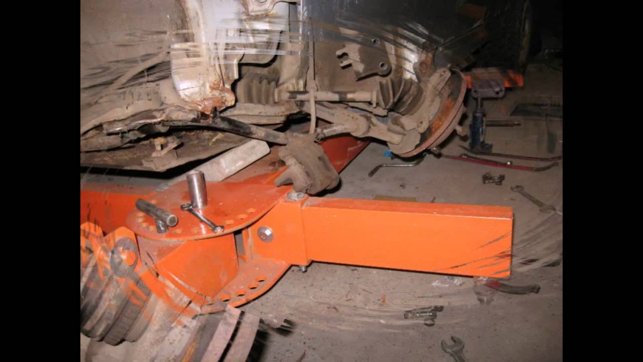 Видеоурок по восстановлению геометрии кузова автомобиля. 19.Самодельный ст