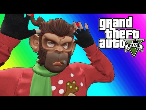 GTA 5 Online Funny Moments - EPIC Snowball Fights!
