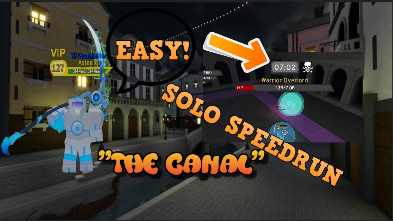 The Canal Solo Speed Run