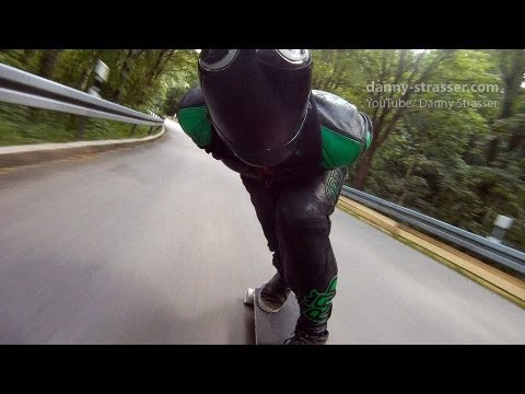insane longboard downhill by James Kelly (full camera run)!