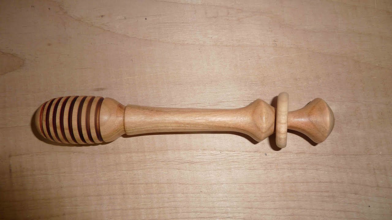 Woodturning - DIY Christmas Gifts - Honey Dipper 4 of 12.