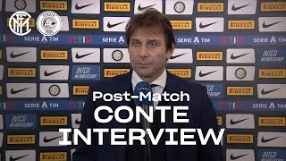 INTER 2-1 SPEZIA | ANTONIO CONTE EXCLUSIVE INTERVIEW: "We're tired but we don't give up" [SUB ENG]