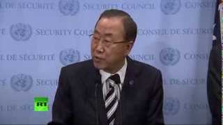 Выступление Пан Ги Муна по докладу ООН