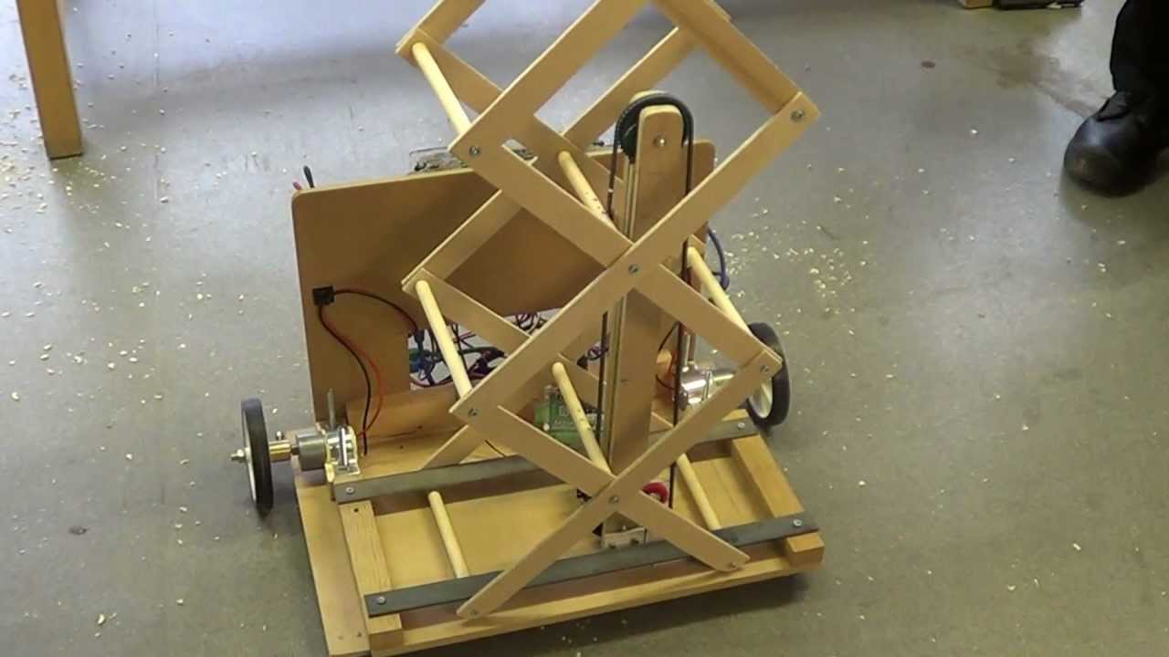Student Robotics - ThunderBots - Scissor Lift prototype 