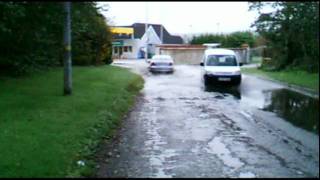 Flooded Road in Letterkenny