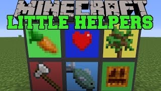 Minecraft: LITTLE HELPERS (AUTOMATIC FARMS AND BREEDING) Mod Showcase