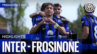 QUIETO FOR THE WIN 🔥? | INTER 1-0 FROSINONE | U19 HIGHLIGHTS | CAMPIONATO PRIMAVERA 1 23/24⚽⚫🔵??